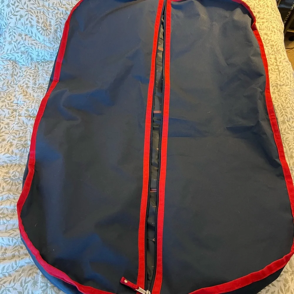 Ariat Navy and Red Garment Bag